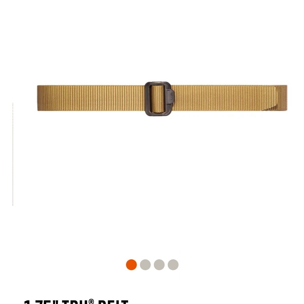 5.11 Tactical TDU belt Coyote color Model 59552 New Size Medium (32-34) - Picture 12 of 12